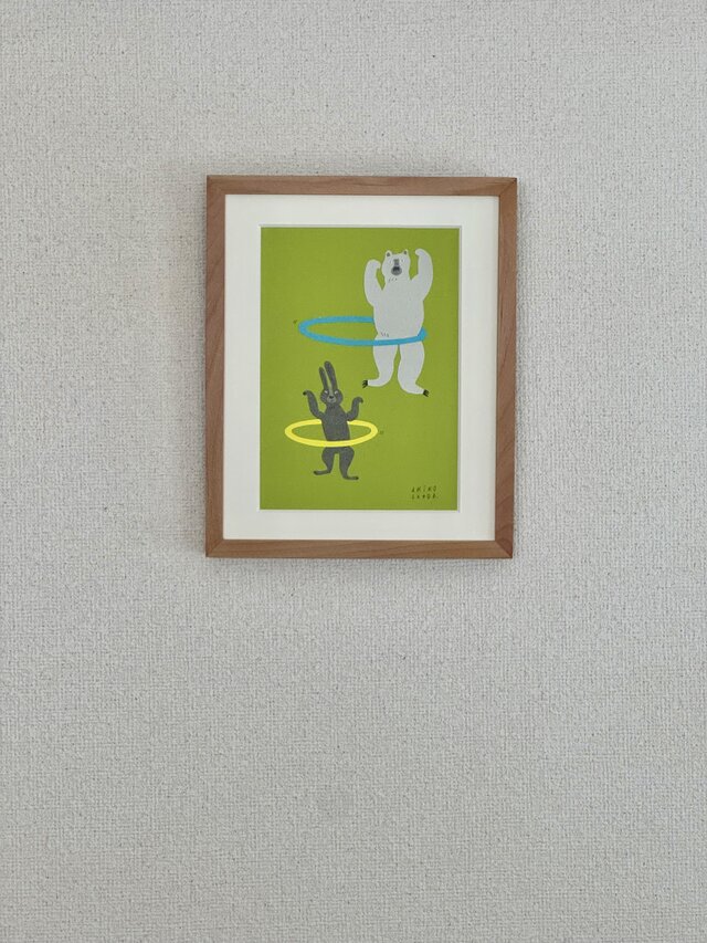 原画】フラフープ（額込み） | iichi 日々の暮らしを心地よくする