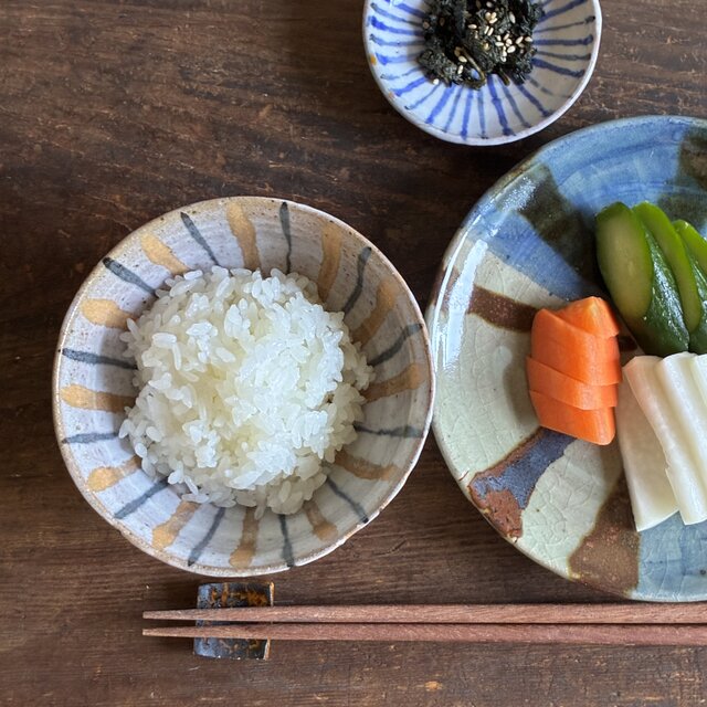 十草飯碗（麦藁手） 飯碗 めしわん ご飯茶碗 茶碗 和陶器 | iichi 日々