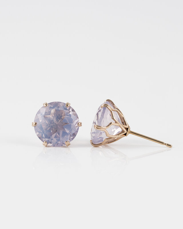 K10 Petal Stud Earrings｜スコロライトK10スタッドピアス | iichi