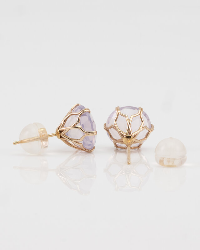 K10 Petal Stud Earrings｜スコロライトK10スタッドピアス | iichi