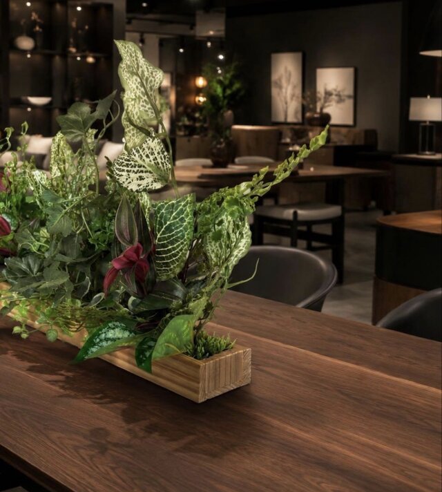 光触媒 人工観葉植物 ウォールグリーン フェイクグリーン 壁掛けウッド