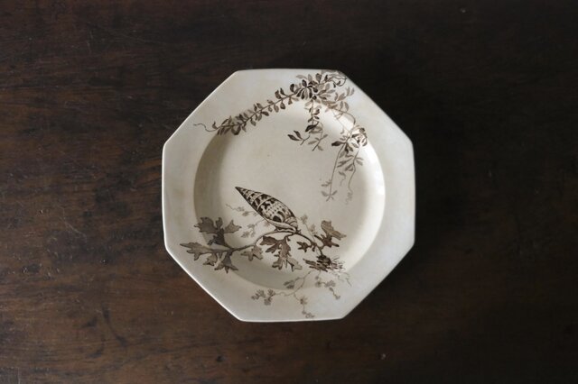 アンティーク  平皿 約25cm Wedgwood NEPTUNE ウェッジウッド ネプチューン オクトゴナル 平皿