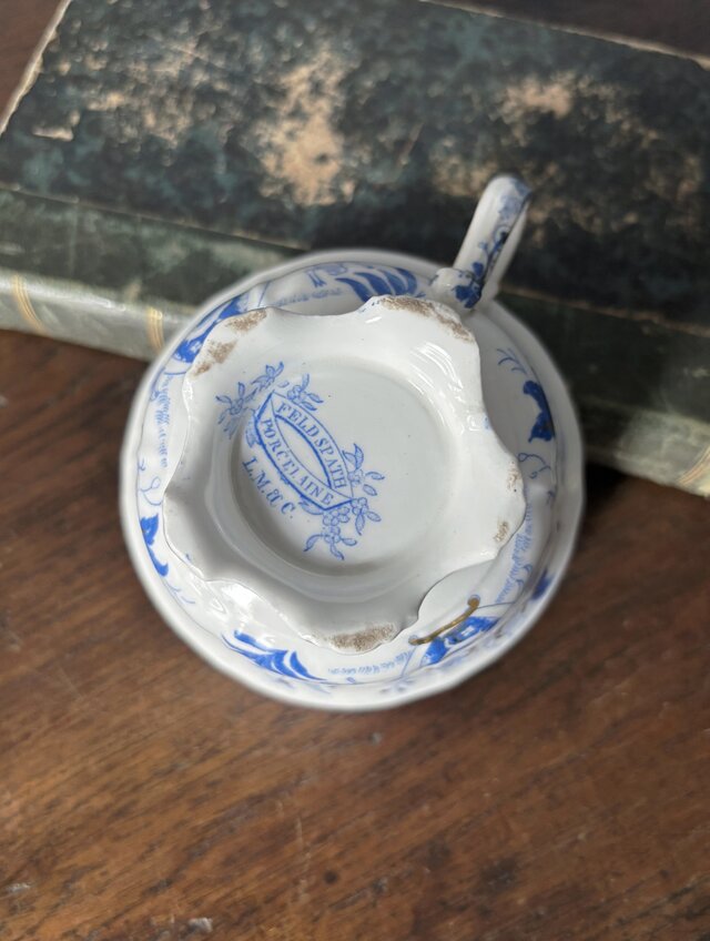 Creil&Montereau カップ アンド ソーサー ポーセリン シノワズリ