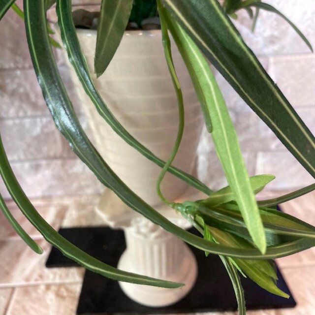 光触媒 人工観葉植物 ウォールグリーン フェイクグリーン オリヅルラン