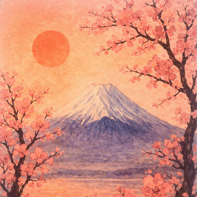 作者仕上げ『花めくころ』●がんどうあつしデジタル絵画AI使用A4額付縦34.8㎝ 作者仕上げ『花めくころ』○がんどうあつしデジタル絵画AI使用太子額付