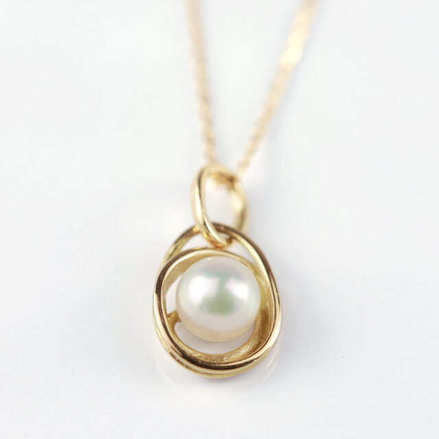 N3657 アクセサリー まとめN3703 パール ネックレス トップ K18 普段使いからフォーマルまで｜K18パールネックレス トップのみ販売