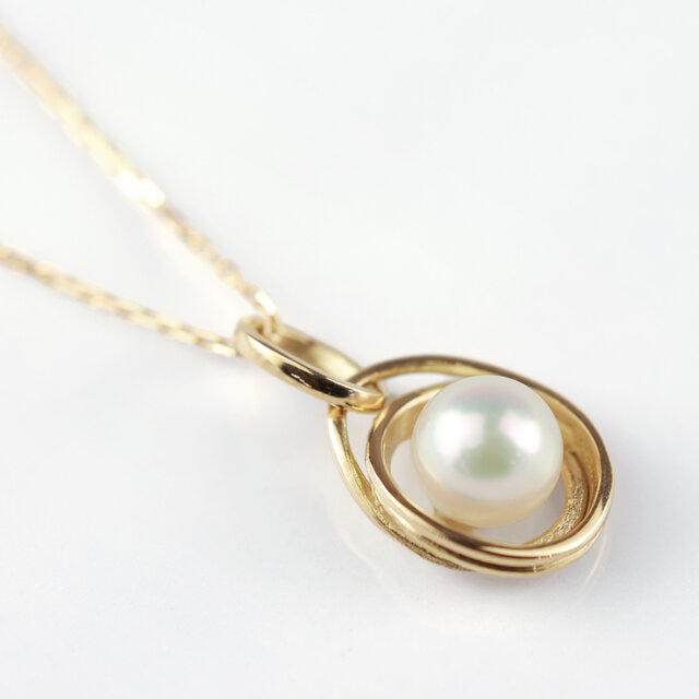 K18 パール ネックレストップ 普段使いからフォーマルまで｜K18パールネックレス トップのみ販売