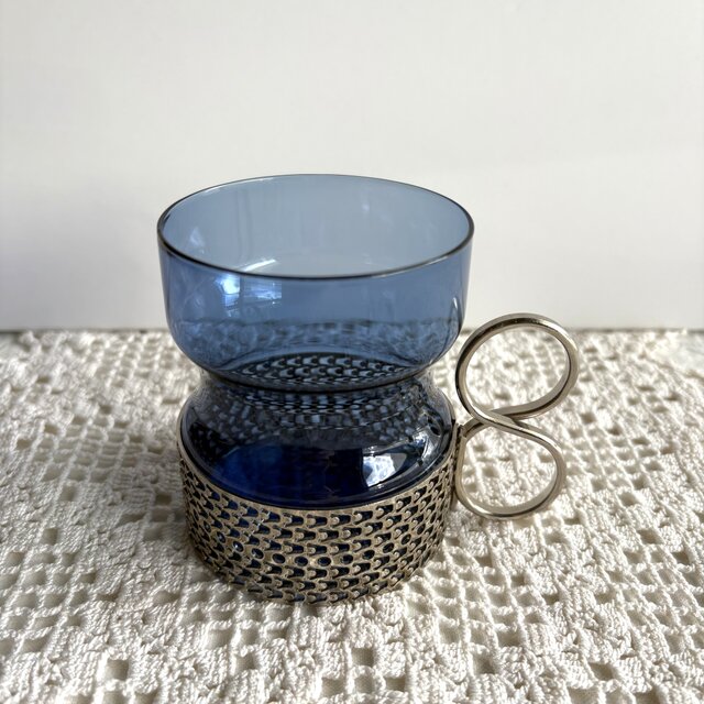 Iittala vintage Tsaikka⁎༶ イッタラ ツァイッカ ホルダー付グラス