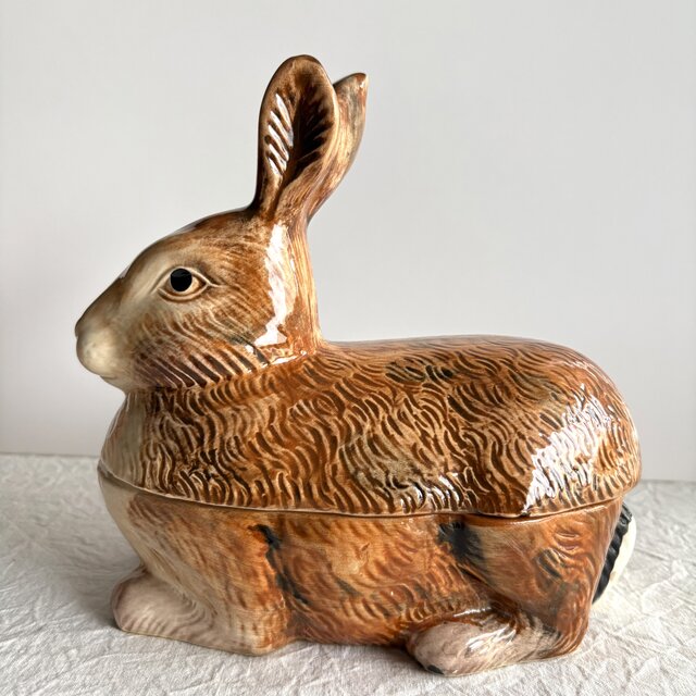 France vintage Michel Caugant pot ༶⠜ミッシェル・コーガン うさぎ