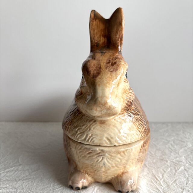 France vintage Michel Caugant pot ༶⠜ミッシェル・コーガン うさぎ