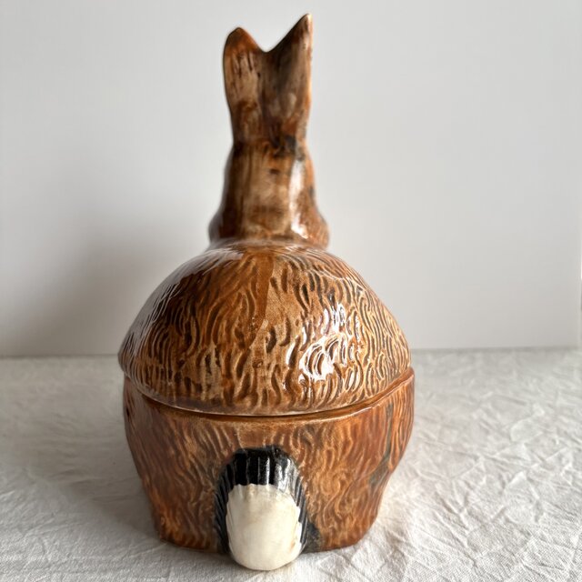 France vintage Michel Caugant pot ༶⠜ミッシェル・コーガン うさぎ
