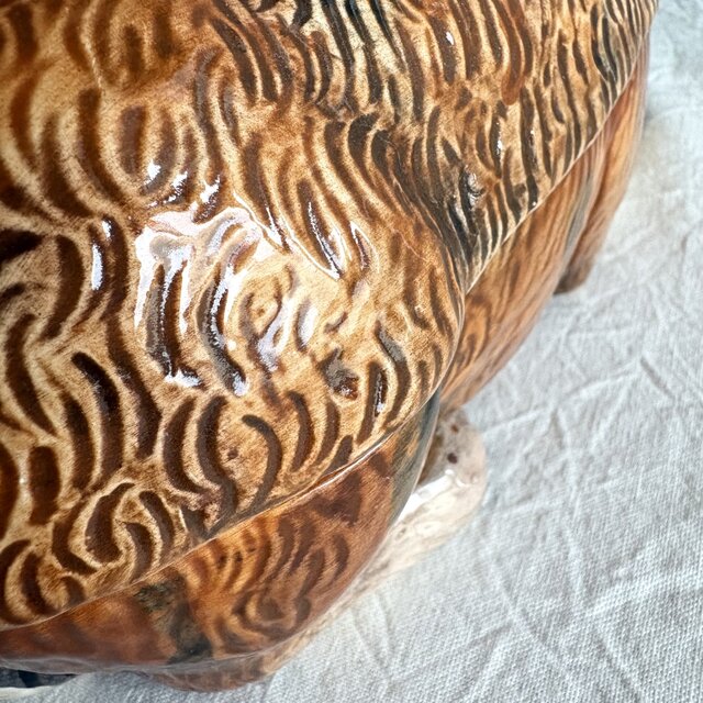 France vintage Michel Caugant pot ༶⠜ミッシェル・コーガン うさぎ