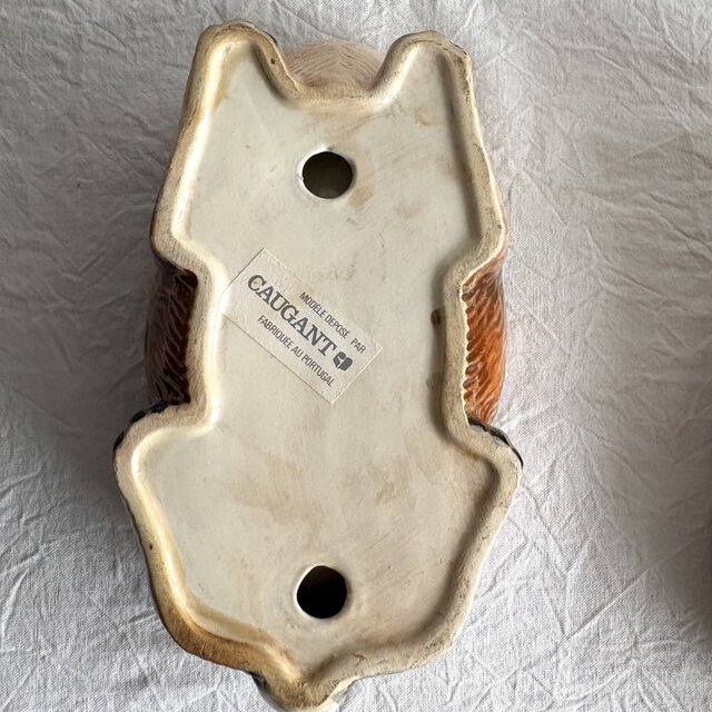 France vintage Michel Caugant pot ༶⠜ミッシェル・コーガン うさぎ