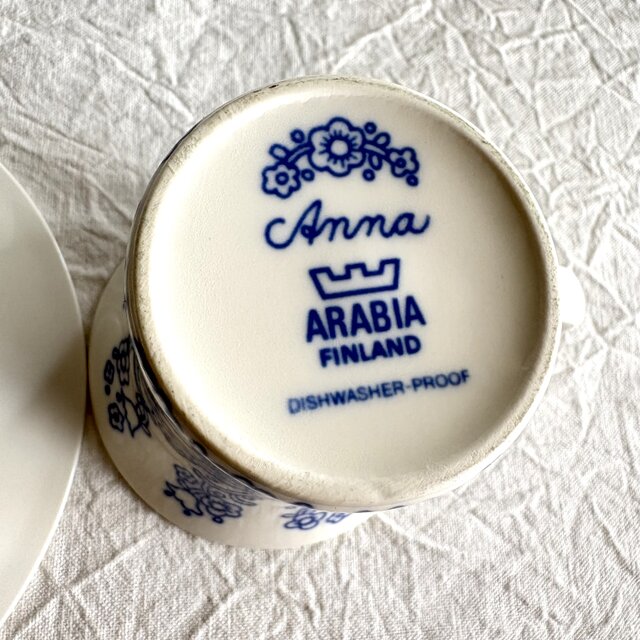 ARABIA Vintage Anna ⋆༶⠜アラビア アンナ カップ＆ソーサー［BZ0705