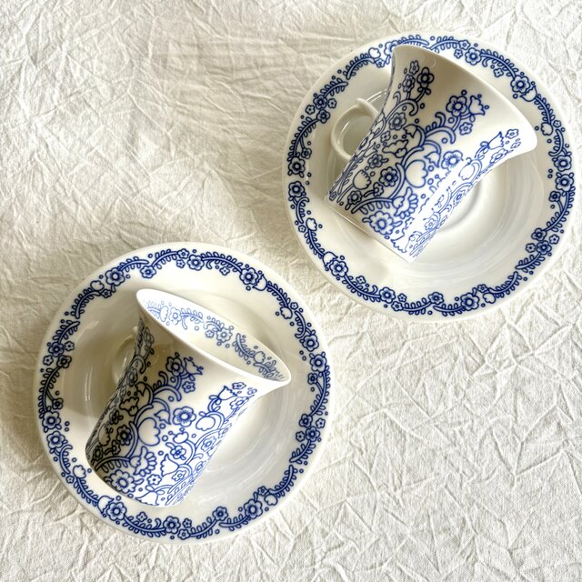 ARABIA Vintage Anna ⋆༶⠜アラビア アンナ カップ＆ソーサー［BZ0706