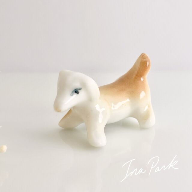 Fève du Sud 犬 南仏のヴィンテージフェーブ 動物 フェーブ フランス製