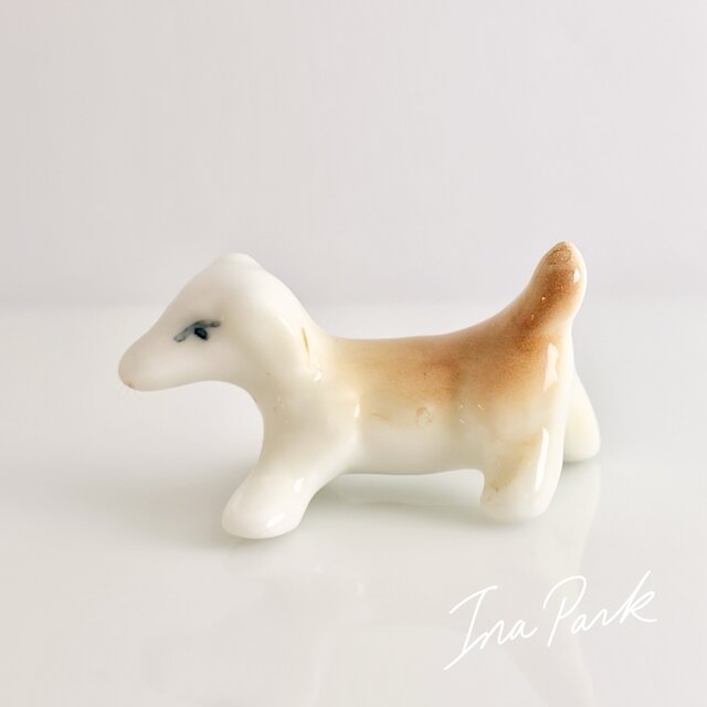 Fève du Sud 犬 南仏のヴィンテージフェーブ 動物 フェーブ フランス製