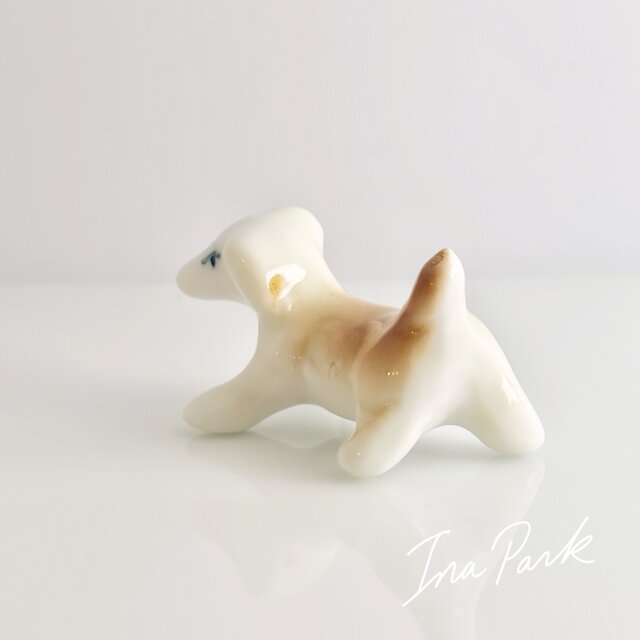 Fève du Sud 犬 南仏のヴィンテージフェーブ 動物 フェーブ フランス製