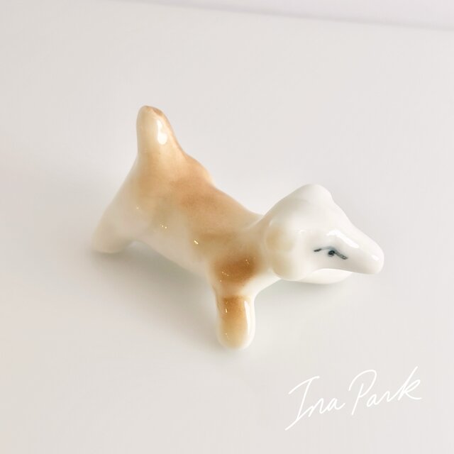 Fève du Sud 犬 南仏のヴィンテージフェーブ 動物 フェーブ フランス製