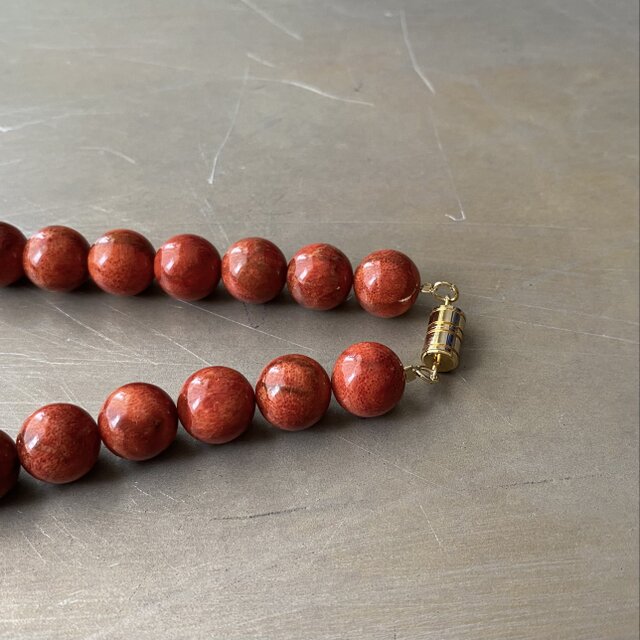 リ*ʔ様 ビンテージ　レトロ　アクセサリーまとめて　約4kg Vintage 70s-80s retro red ceramic beads necklace | iichi 日々の