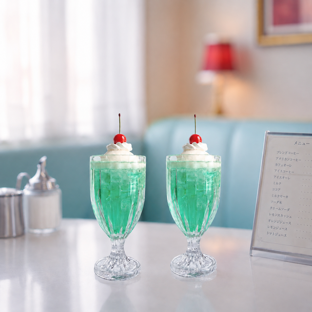 数量限定】初夏のクリームソーダ オブジェ | iichi 日々の暮らしを