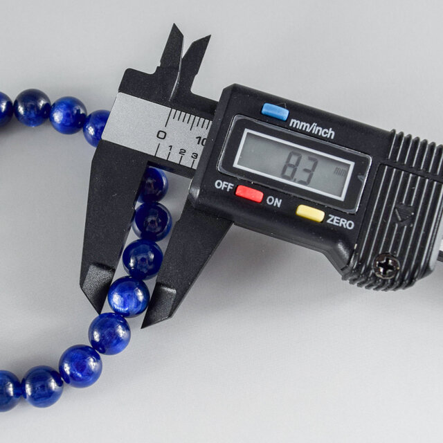 8mm カイヤナイト 藍晶石 ブレスレット 天然石 京都 UDA249 | iichi