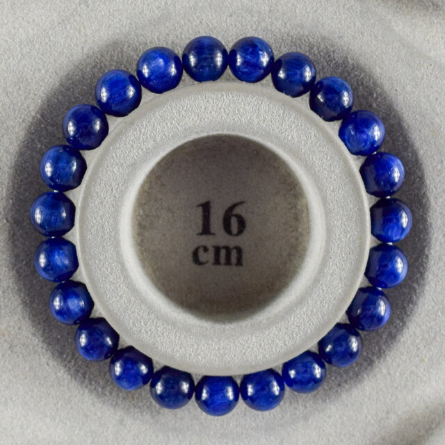 8mm カイヤナイト 藍晶石 ブレスレット 天然石 京都 UDA249 | iichi 