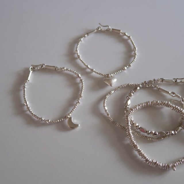 カレンシルバー】moon light bracelet | iichi 日々の暮らしを心地よく 