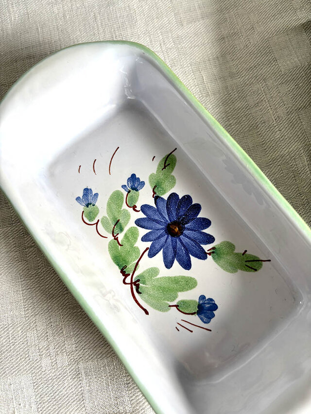 小皿 グラタン皿 2個セット キャセロール 保存容器 小物入れ 花柄