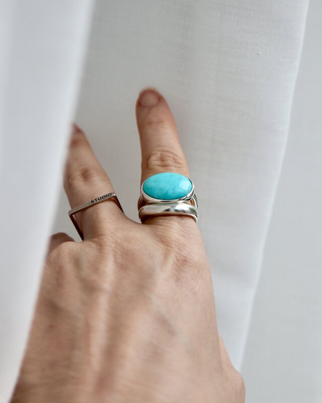 旅のお守りturquoise]ring | iichi 日々の暮らしを心地よくする