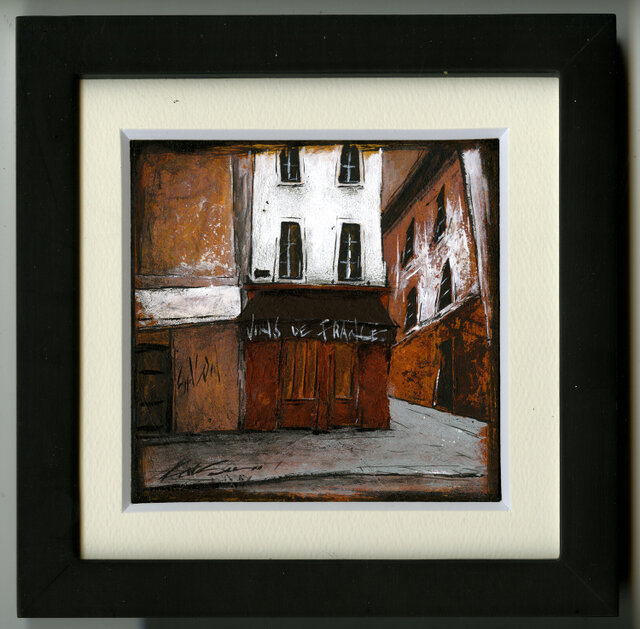 PARIS#1092」絵画 風景画 パリ 小さな絵 インテリアアート | iichi