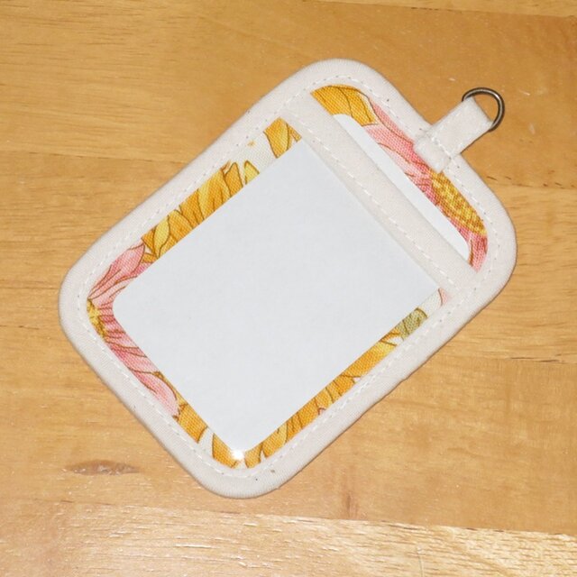 パスケース☆ひまわり柄（イエロー） | iichi 日々の暮らしを心地よく