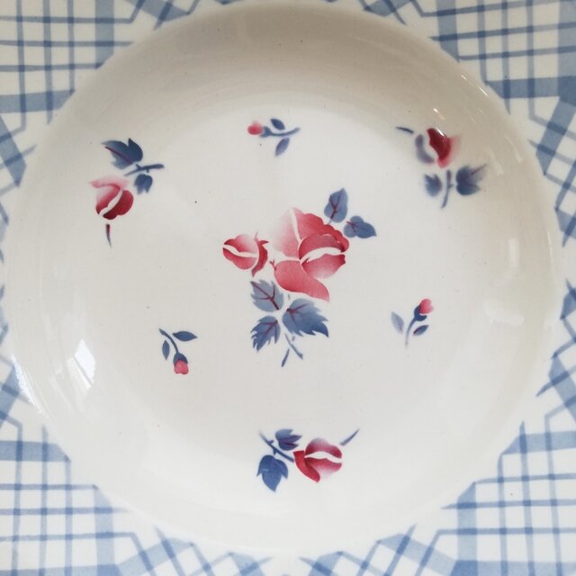 DIGOIN SARREGUEMINES MAURICE サルグミンヌ レッドローズ スープ