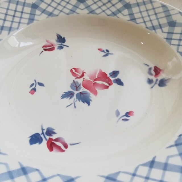 DIGOIN SARREGUEMINES MAURICE サルグミンヌ レッドローズ スープ