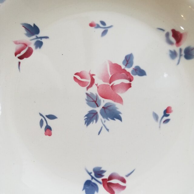DIGOIN SARREGUEMINES MAURICE サルグミンヌ レッドローズ スープ