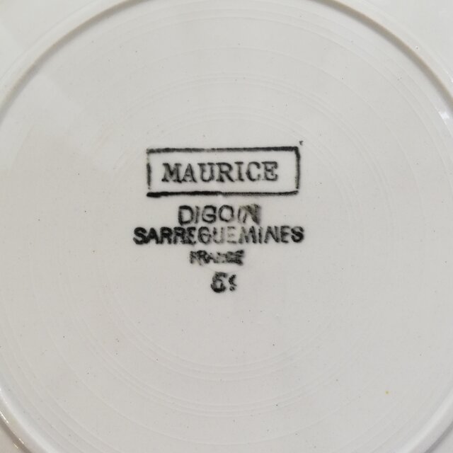 DIGOIN SARREGUEMINES MAURICE サルグミンヌ レッドローズ スープ