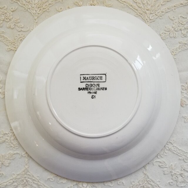 DIGOIN SARREGUEMINES MAURICE サルグミンヌ レッドローズ スープ