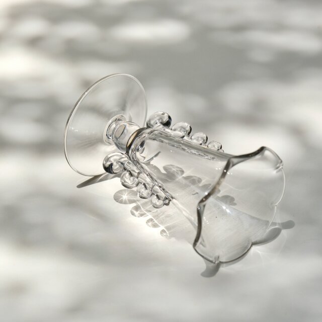 ヴィンテージ　ガラス　オブジェ　花瓶 Heisey Glass】アメリカ製 / ヴィンテージ / ガラス花瓶 / オブジェ