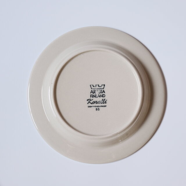 ARABIA Koralli plate アラビア コラーリ コラッリ 17cmプレート