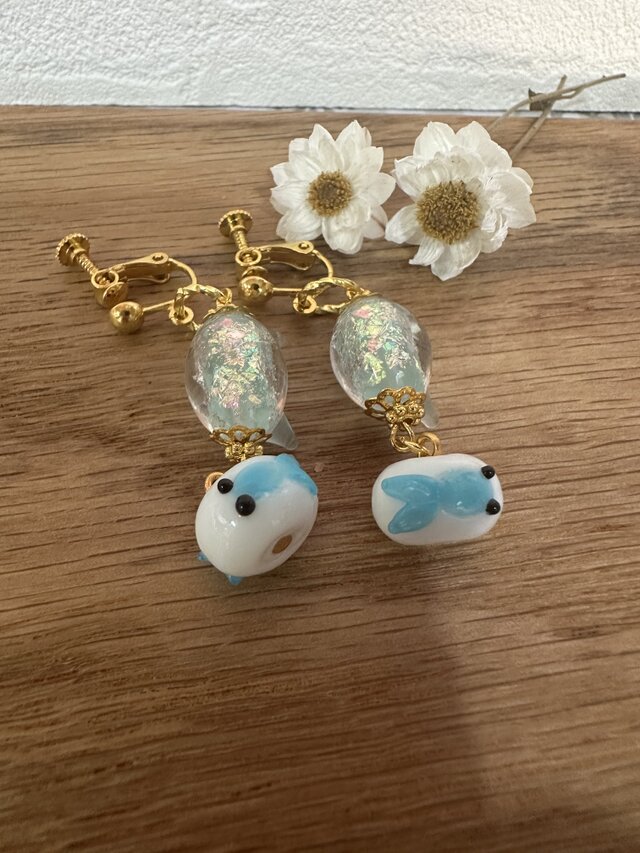 金魚とねこのアクセサリー | iichi 日々の暮らしを心地よくする