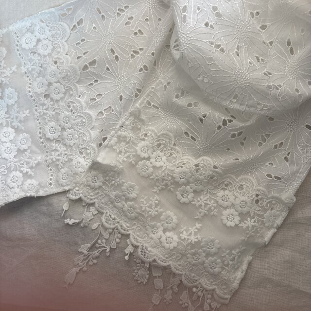 【NONTAN】オーダー品　アイスノンカバー　リバティ１点　レース刺繍１点 NONTAN様専用】オーダー品 アイスノンカバー リバティ1点 レース刺繍