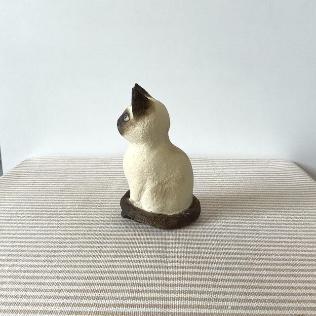 陶器のシャムの子猫 | iichi 日々の暮らしを心地よくするハンドメイド