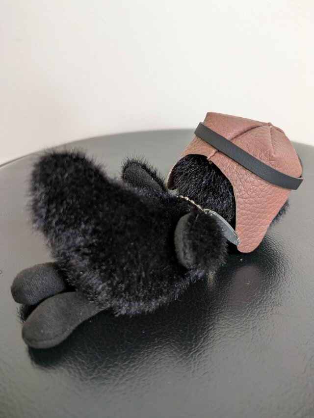 ハンドメイド☆ぬいぐるみ☆カラス君☆フライトキャップ | iichi 日々