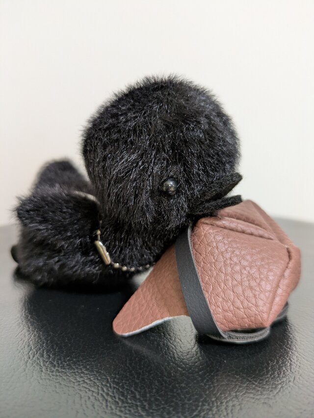 ハンドメイド* ぬいぐるみ*カラス君とフライトキャップ ハンドメイド☆ぬいぐるみ☆カラス君☆フライトキャップ | iichi 日々