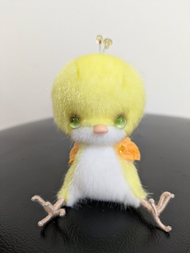 ぬいぐるみ☆小さな小鳥さん☆ライトイエロー | iichi 日々の暮らしを