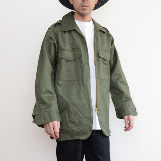 極美品・希少★陸上自衛隊 65式作業服 官給品 1982年製　ミリタリー デッドストック】65式作業服 陸上自衛隊 官給品｜桜ジップ ミリタリー