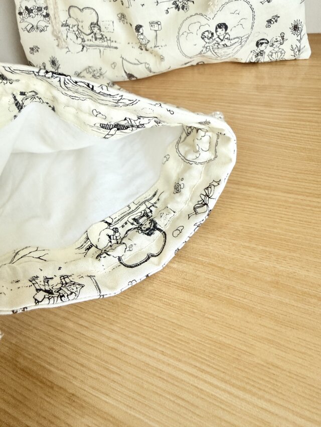 巾着2つセット（レトロ・メルヘン） | iichi 日々の暮らしを心地よく