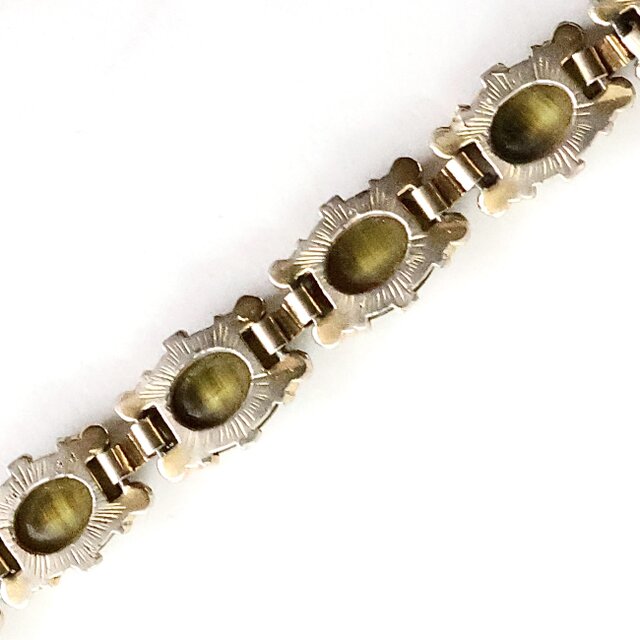 イギリス買付】1950-60s ヴィンテージ オリーブグリーン キャッツアイ