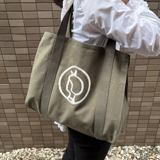 Denmark Irma bag꙳✧˖°デンマーク イヤマちゃん トートバッグ カーキ