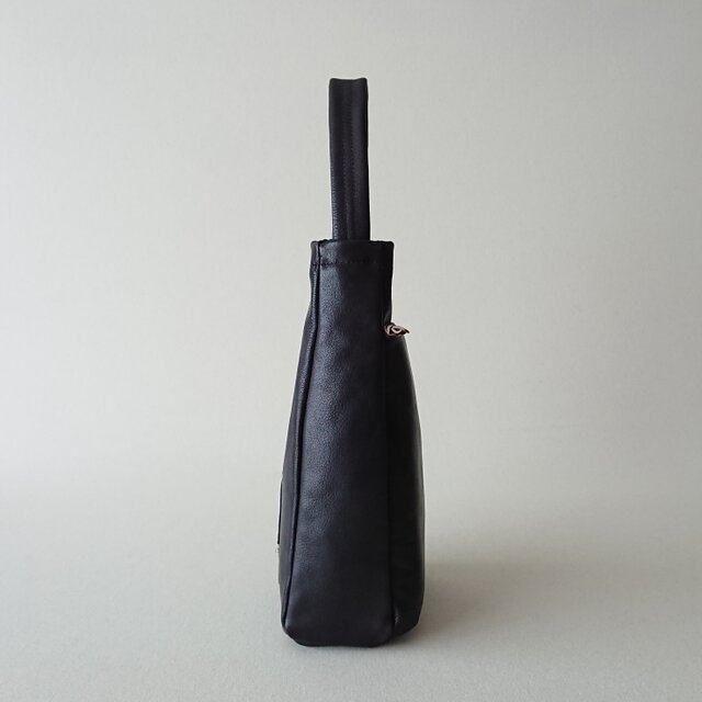 annco leather mini one-handle bag [black] | iichi 日々の暮らしを
